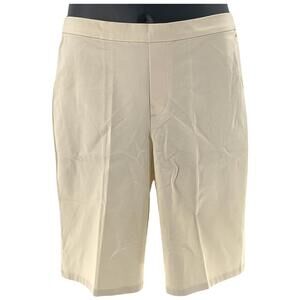 Isaac Mizrahi Live! 24/7 Stretch Bermuda Shorts Khaki - Regular